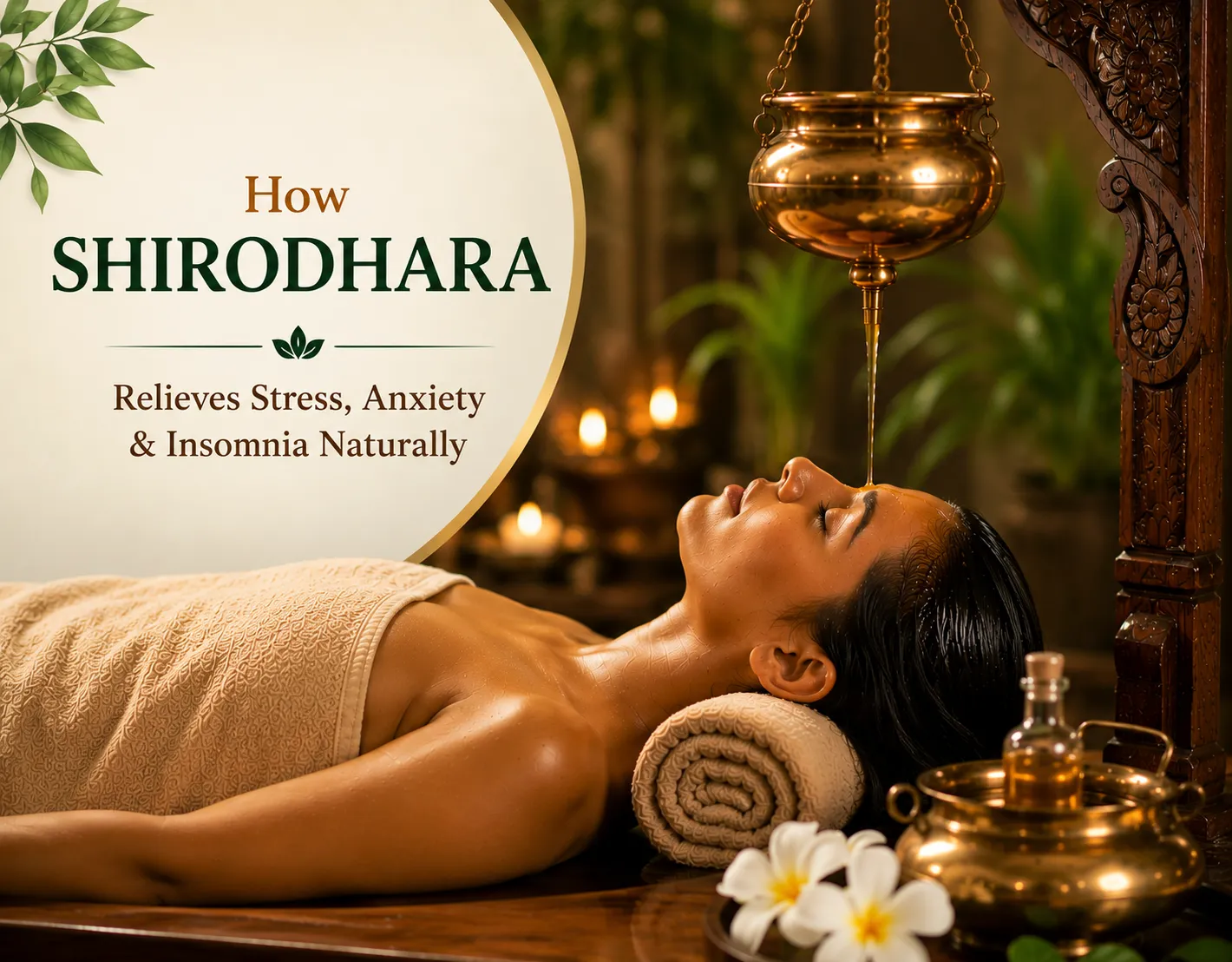 Shirodhara for Stress and Insomnia