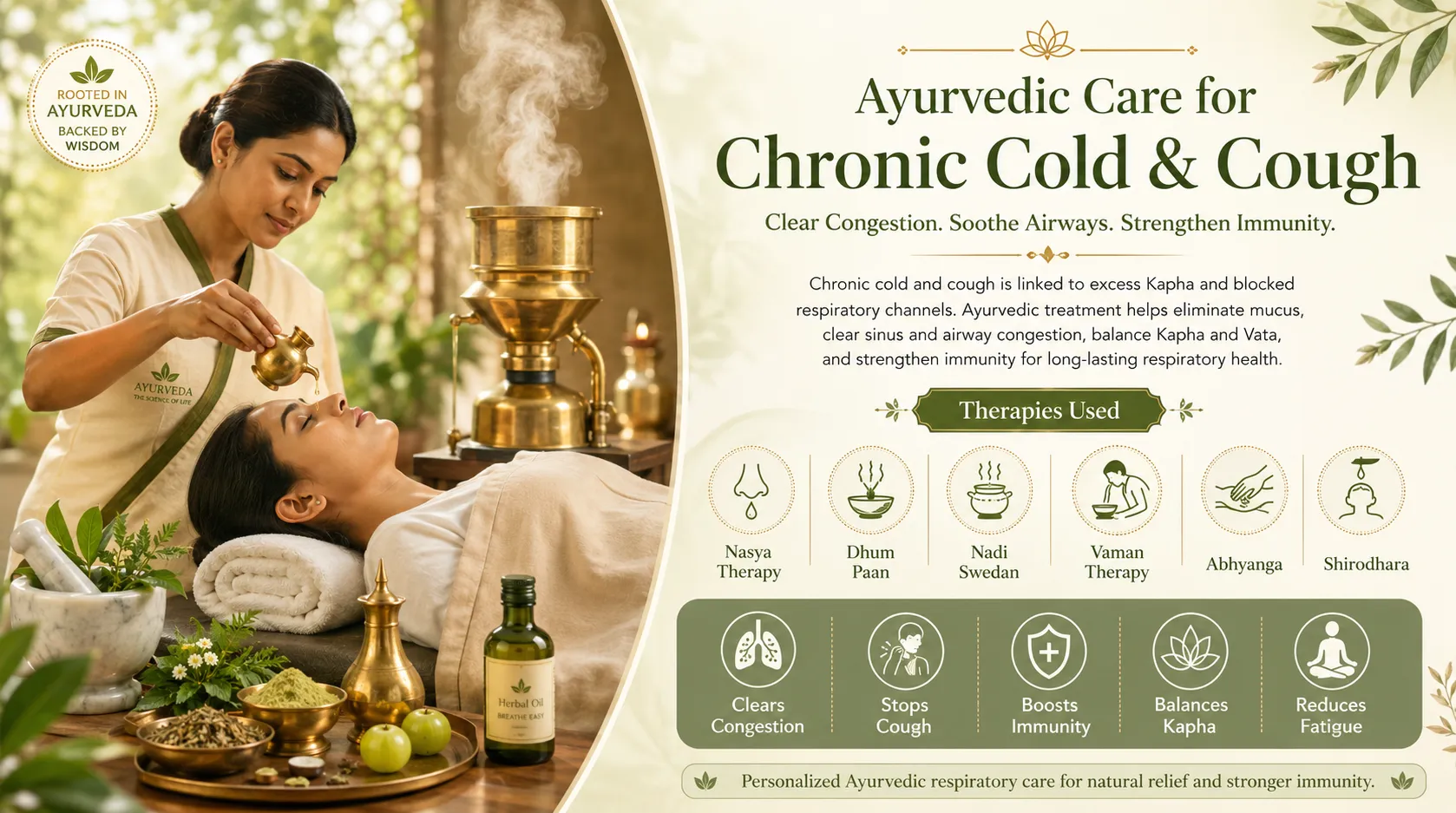 Chronic Cold and Cough Treatment in Ayurveda
