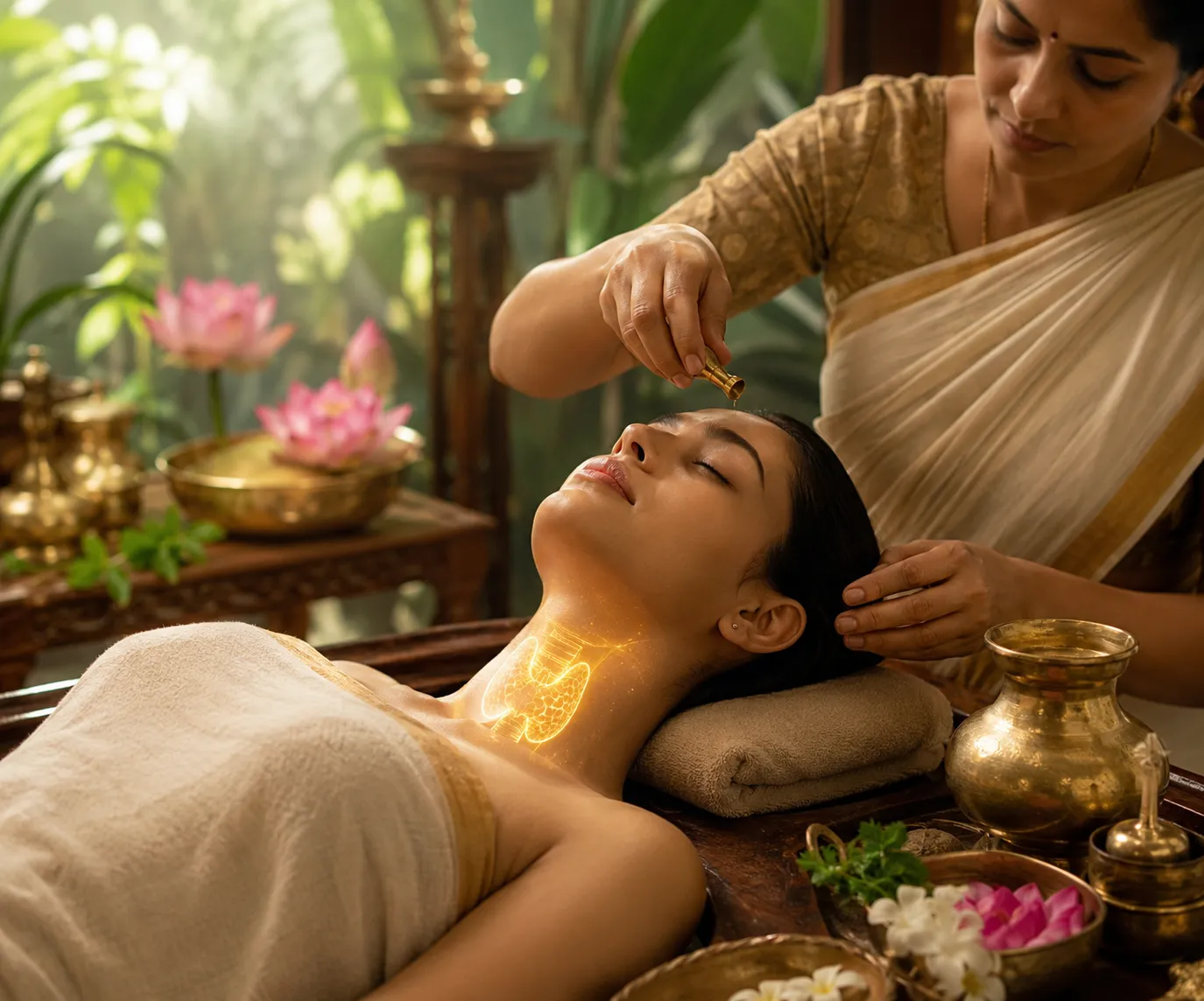 Thyroid Ayurvedic therapy
