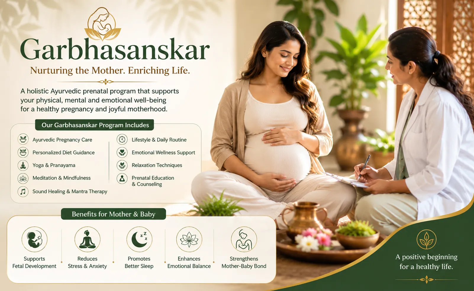 Garbhasanskar Ayurvedic Prenatal Care Program