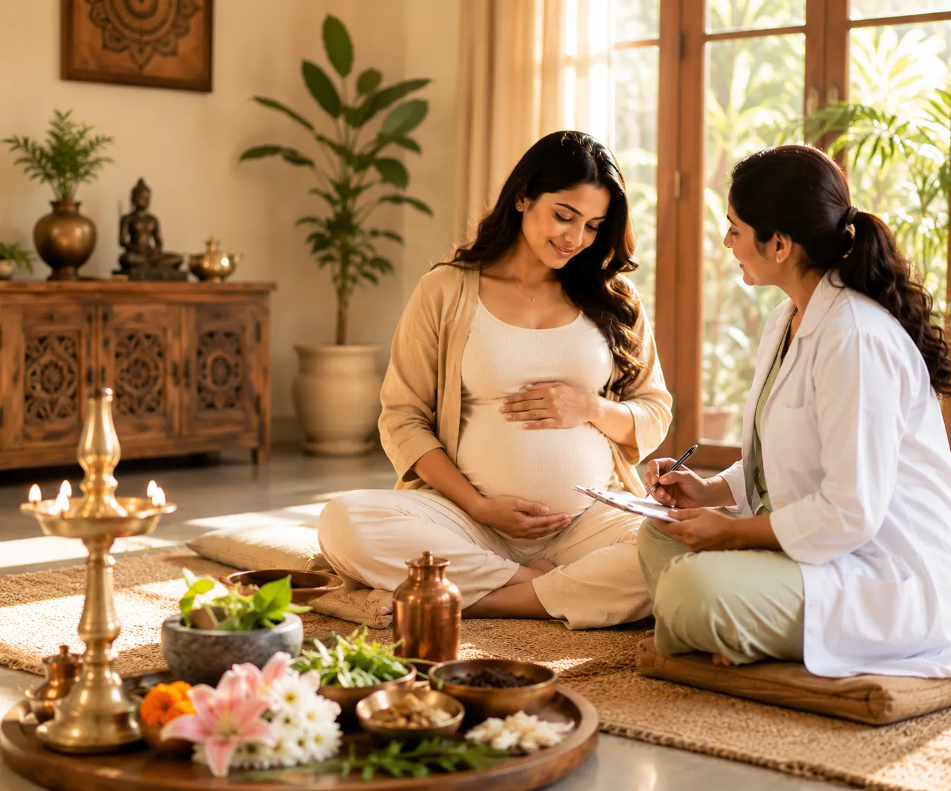 Garbhasanskar pregnancy yoga and meditation