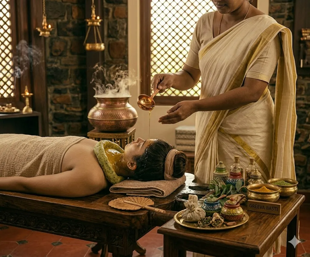 Greeva Basti therapy