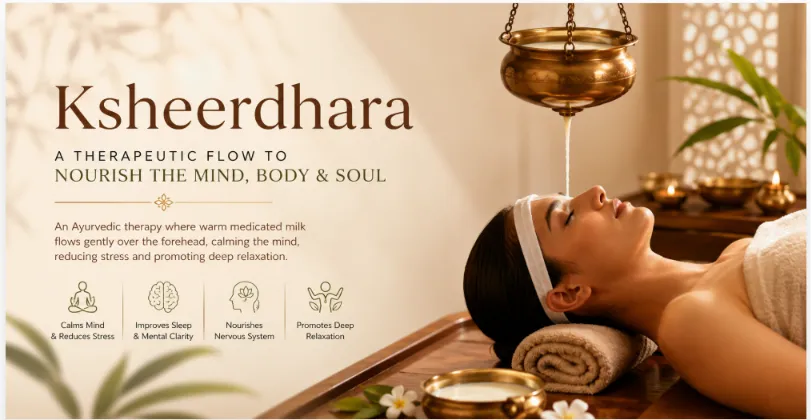 Ksheerdhara Ayurvedic forehead milk therapy