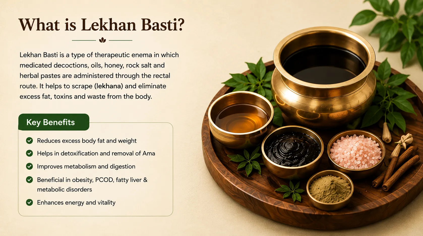Lekhan Basti Ayurvedic fat loss therapy