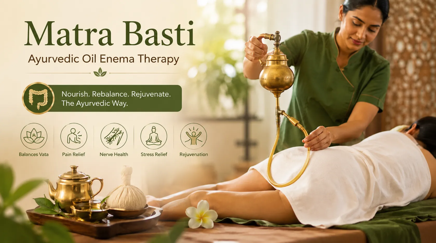 Matra Basti Ayurvedic Oil Enema Therapy