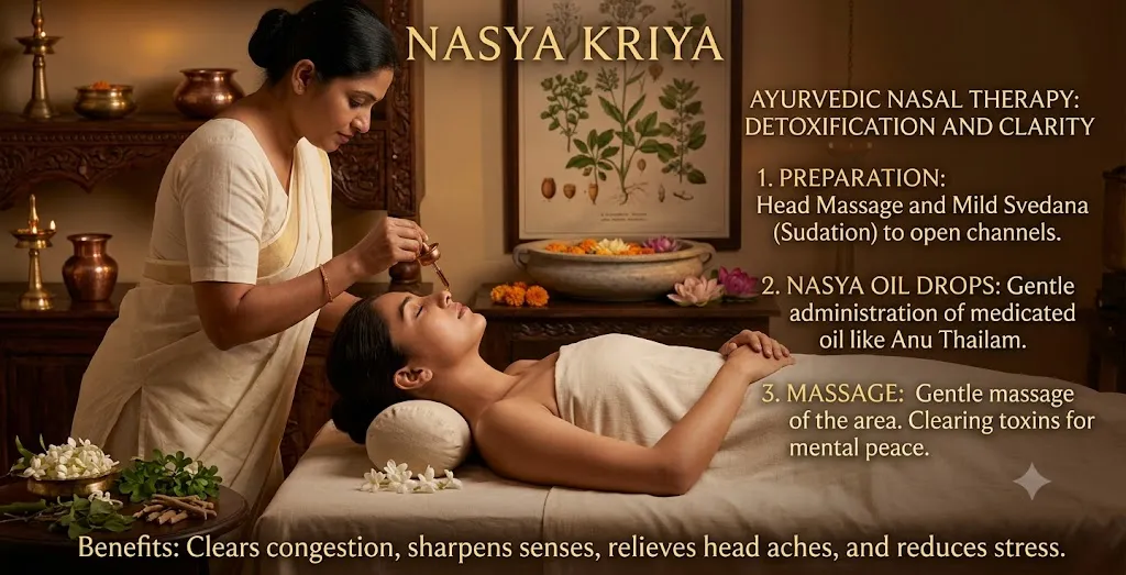 Nasya Ayurvedic nasal therapy