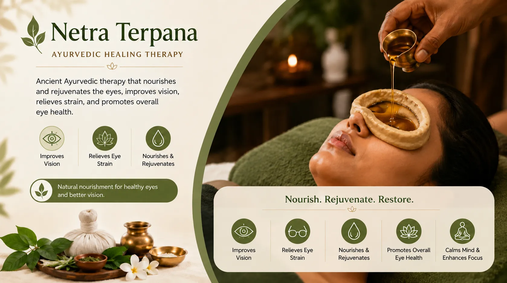 Netra Tarpana eye therapy
