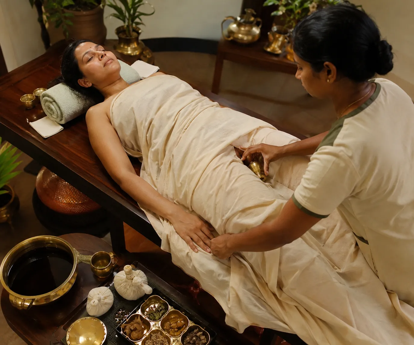 Niruha Basti herbal detox therapy