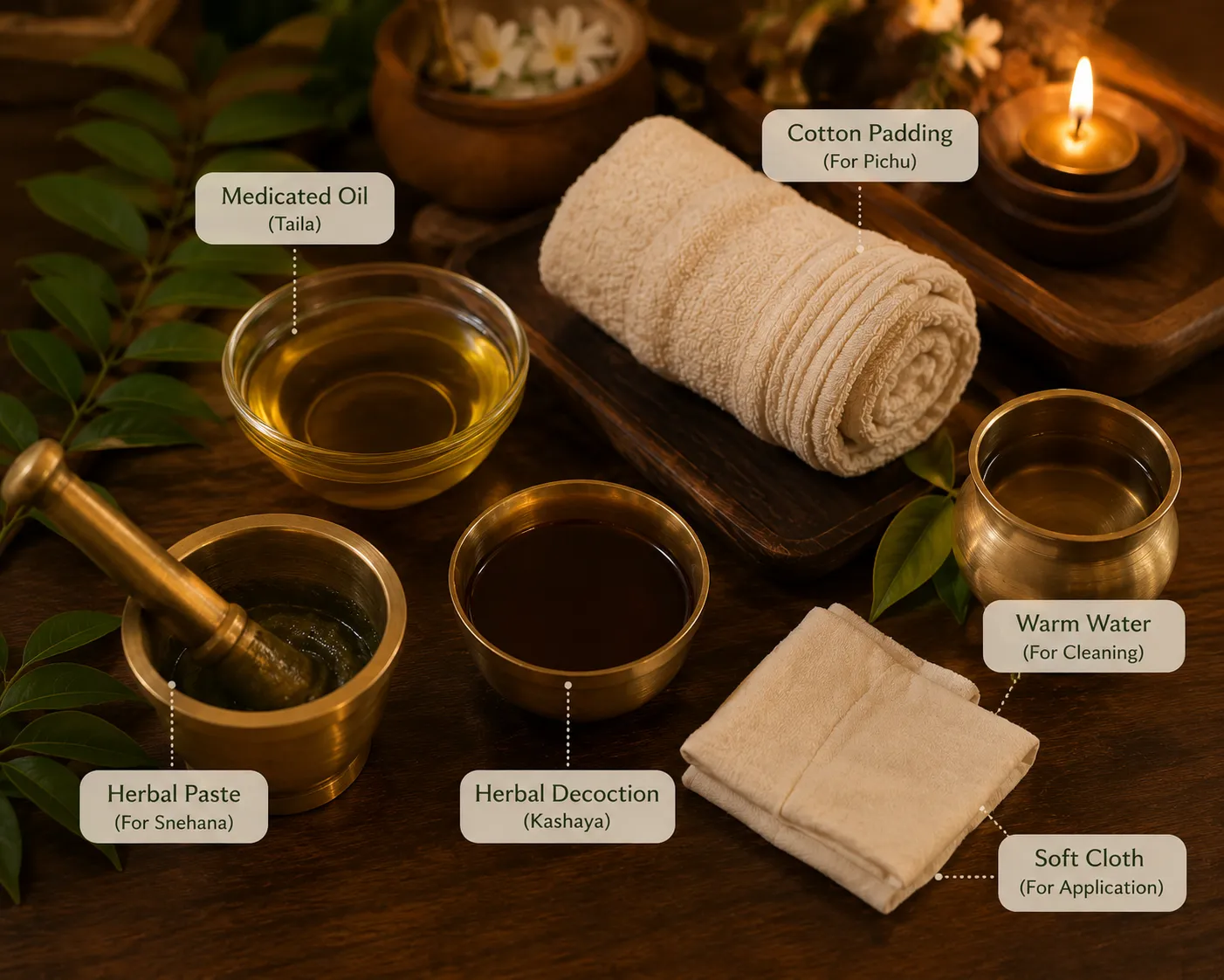 Pichu therapy for Vata imbalance