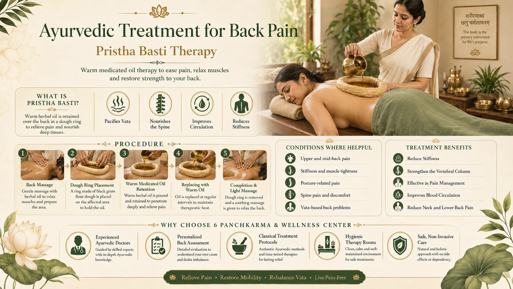 Pristha Basti Ayurvedic treatment for back pain