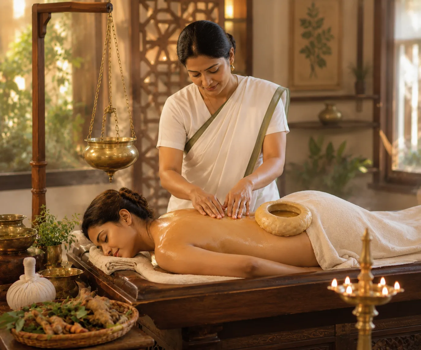 Pristha Basti spine care therapy