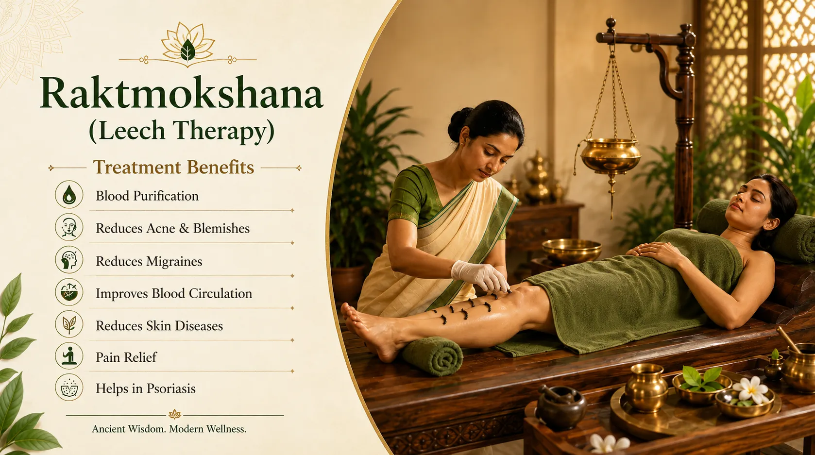 Raktmokshana Leech Therapy Ayurvedic Treatment