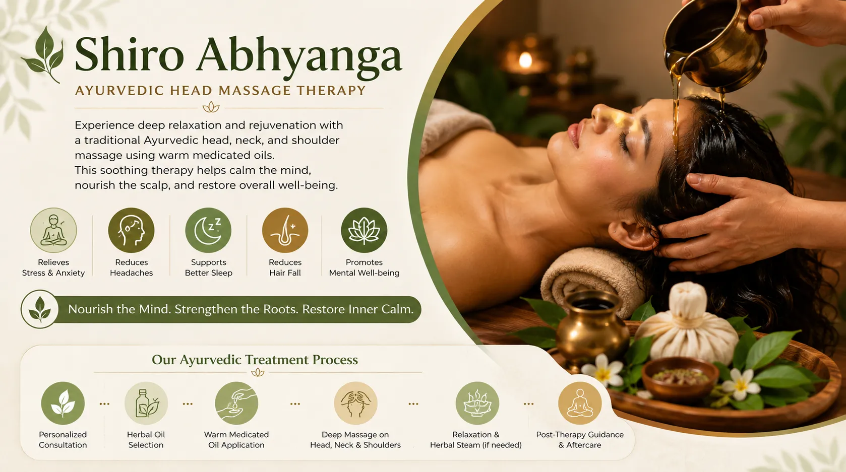 Shiro Abhyanga Ayurvedic Head Massage Therapy