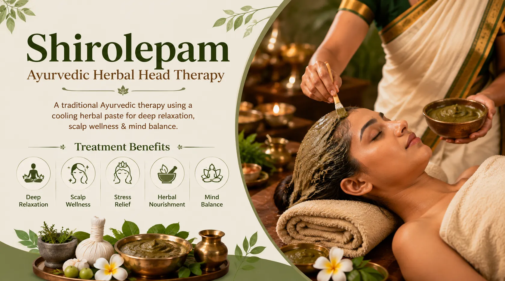 Shirolepam Ayurvedic Herbal Head Therapy in Mumbai