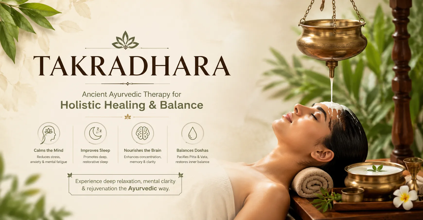 Takradhara Ayurvedic Medicated Buttermilk Therapy