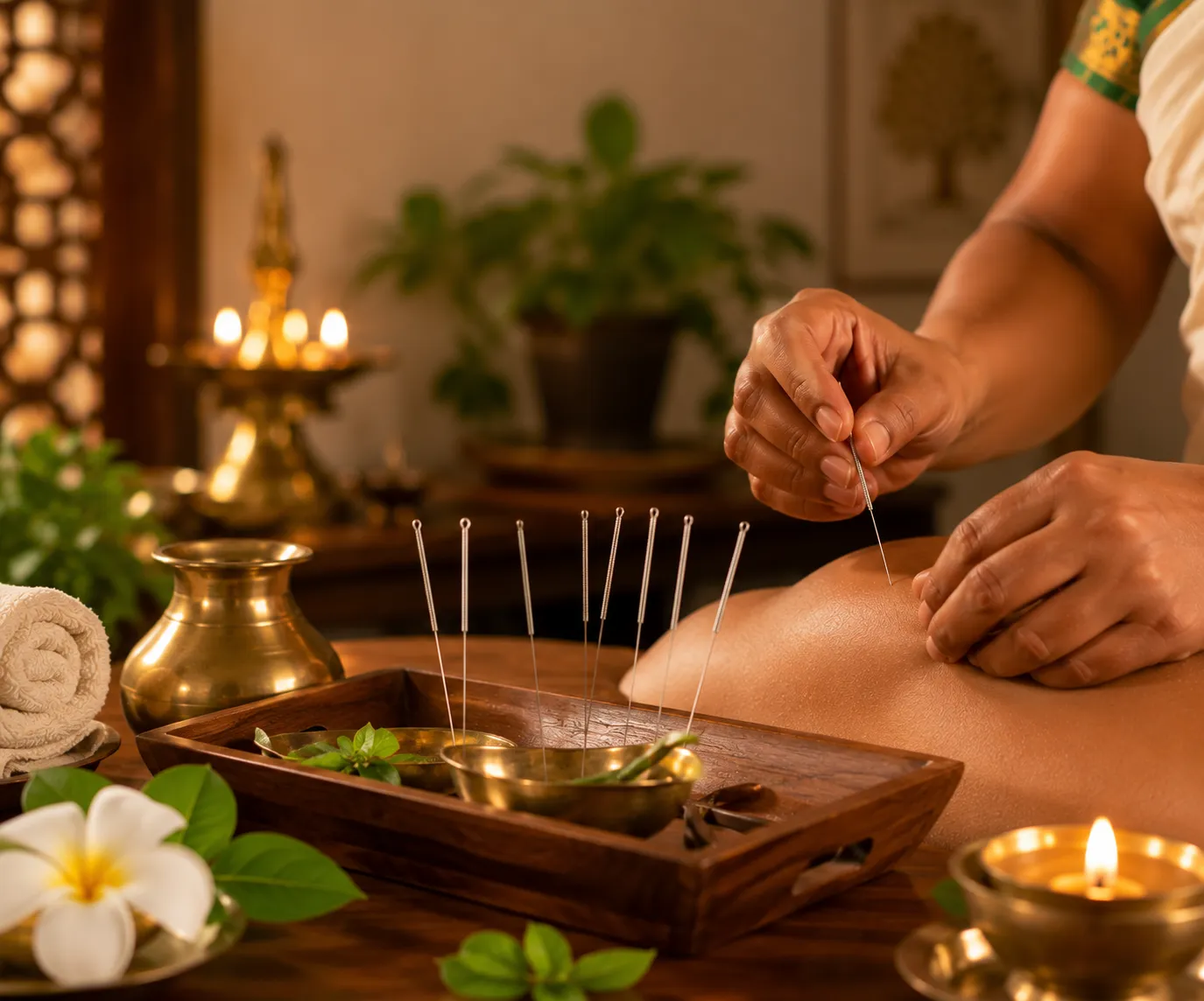 Ayurvedic acupuncture for chronic pain